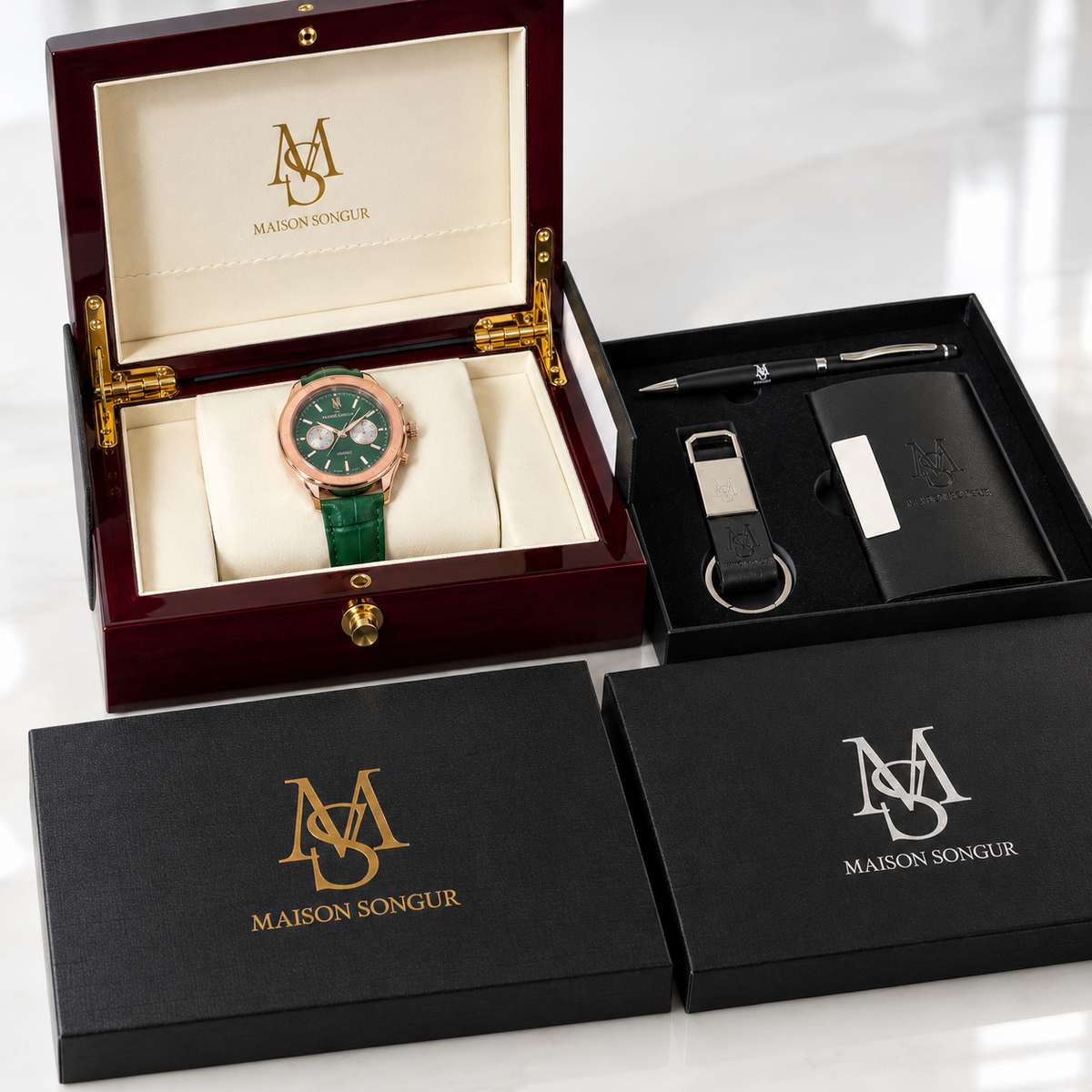 MSOLYMP VERT CUIR